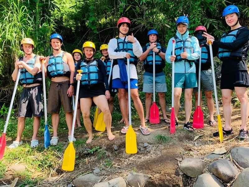 Group rafting experience in Lombok