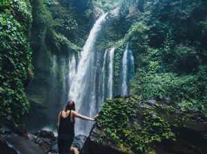 North Lombok waterfall tour