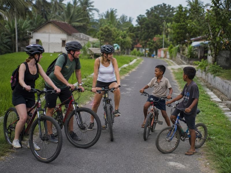 lombok village cycling tour