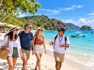 Private Lombok day tour with beach time and local scenery