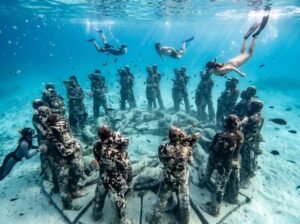 best gili underwater statue snorkeling booking