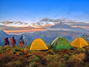 hiking and camping